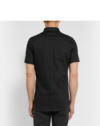 Chemise à manches courtes noire Calvin Klein