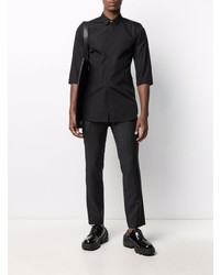 Chemise à manches courtes noire Comme Des Garcons Homme Plus