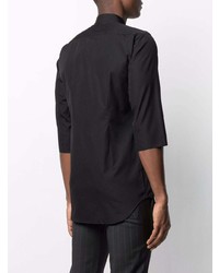 Chemise à manches courtes noire Comme Des Garcons Homme Plus