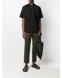 Chemise à manches courtes noire Comme Des Garcons Homme Plus