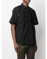 Chemise à manches courtes noire Comme Des Garcons Homme Plus