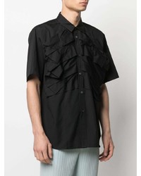 Chemise à manches courtes noire Comme Des Garcons Homme Plus