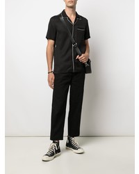 Chemise à manches courtes noire Ksubi