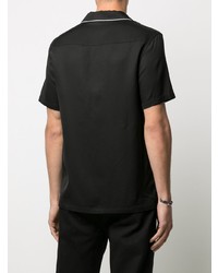 Chemise à manches courtes noire Ksubi