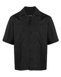 Chemise à manches courtes noire Costumein