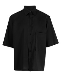 Chemise à manches courtes noire Costumein