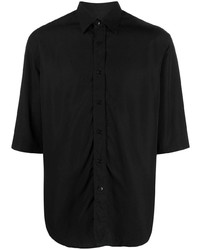 Chemise à manches courtes noire Costumein