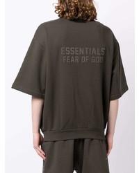 Chemise à manches courtes noire FEAR OF GOD ESSENTIALS