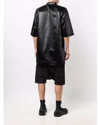 Chemise à manches courtes noire Rick Owens