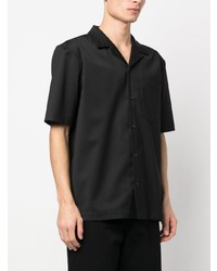 Chemise à manches courtes noire Han Kjobenhavn