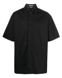 Chemise à manches courtes noire Jacquemus