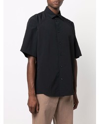 Chemise à manches courtes noire Jacquemus