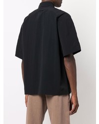 Chemise à manches courtes noire Jacquemus