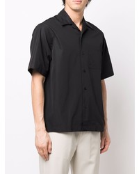 Chemise à manches courtes noire Oamc