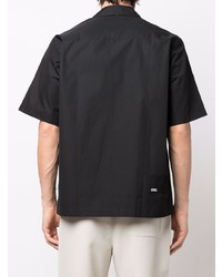 Chemise à manches courtes noire Oamc