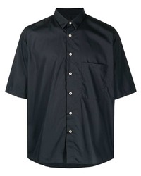 Chemise à manches courtes noire Low Brand