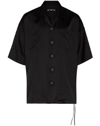 Chemise à manches courtes noire Mastermind Japan