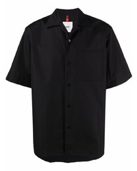 Chemise à manches courtes noire Oamc