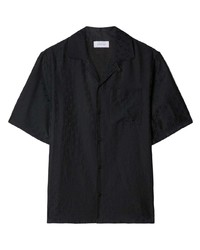 Chemise à manches courtes noire Off-White