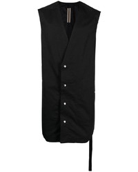 Chemise à manches courtes noire Rick Owens DRKSHDW