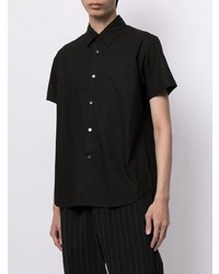 Chemise à manches courtes noire Fumito Ganryu