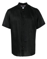 Chemise à manches courtes noire PMD