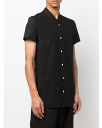 Chemise à manches courtes noire Rick Owens