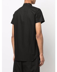 Chemise à manches courtes noire Rick Owens