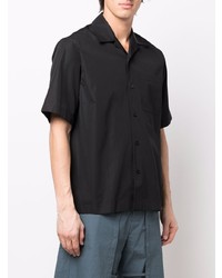 Chemise à manches courtes noire Oamc