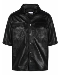 Chemise à manches courtes noire Rhude