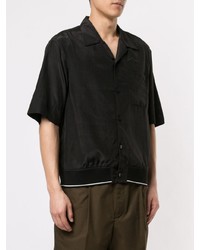 Chemise à manches courtes noire 3.1 Phillip Lim