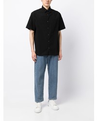 Chemise à manches courtes noire A.P.C.