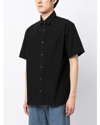 Chemise à manches courtes noire A.P.C.