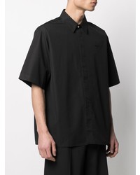 Chemise à manches courtes noire Oamc