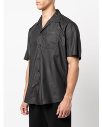 Chemise à manches courtes noire 032c