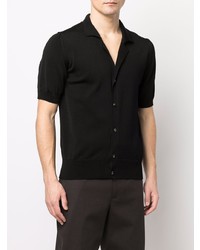 Chemise à manches courtes noire PT TORINO