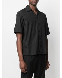 Chemise à manches courtes noire Costumein