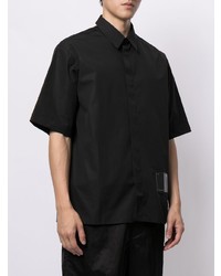 Chemise à manches courtes noire Oamc