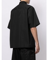 Chemise à manches courtes noire Oamc