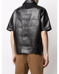 Chemise à manches courtes noire Rhude