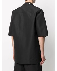 Chemise à manches courtes noire Rick Owens