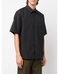 Chemise à manches courtes noire PT TORINO