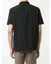 Chemise à manches courtes noire OSKLEN