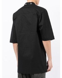 Chemise à manches courtes noire Rick Owens