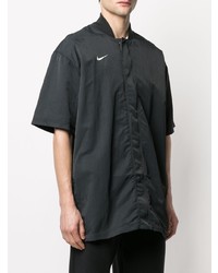 Chemise à manches courtes noire Nike