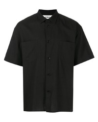 Chemise à manches courtes noire YMC