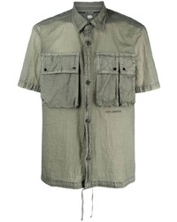 Chemise à manches courtes olive C.P. Company