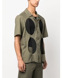 Chemise à manches courtes olive Labrum London