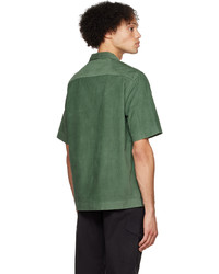 Chemise à manches courtes olive Paul Smith