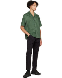 Chemise à manches courtes olive Paul Smith